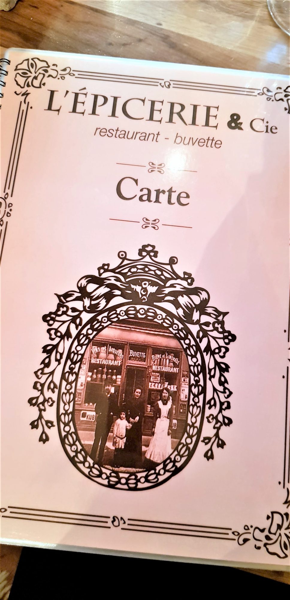 carte restaurant Dijon l'Epicerie & Co clioandco