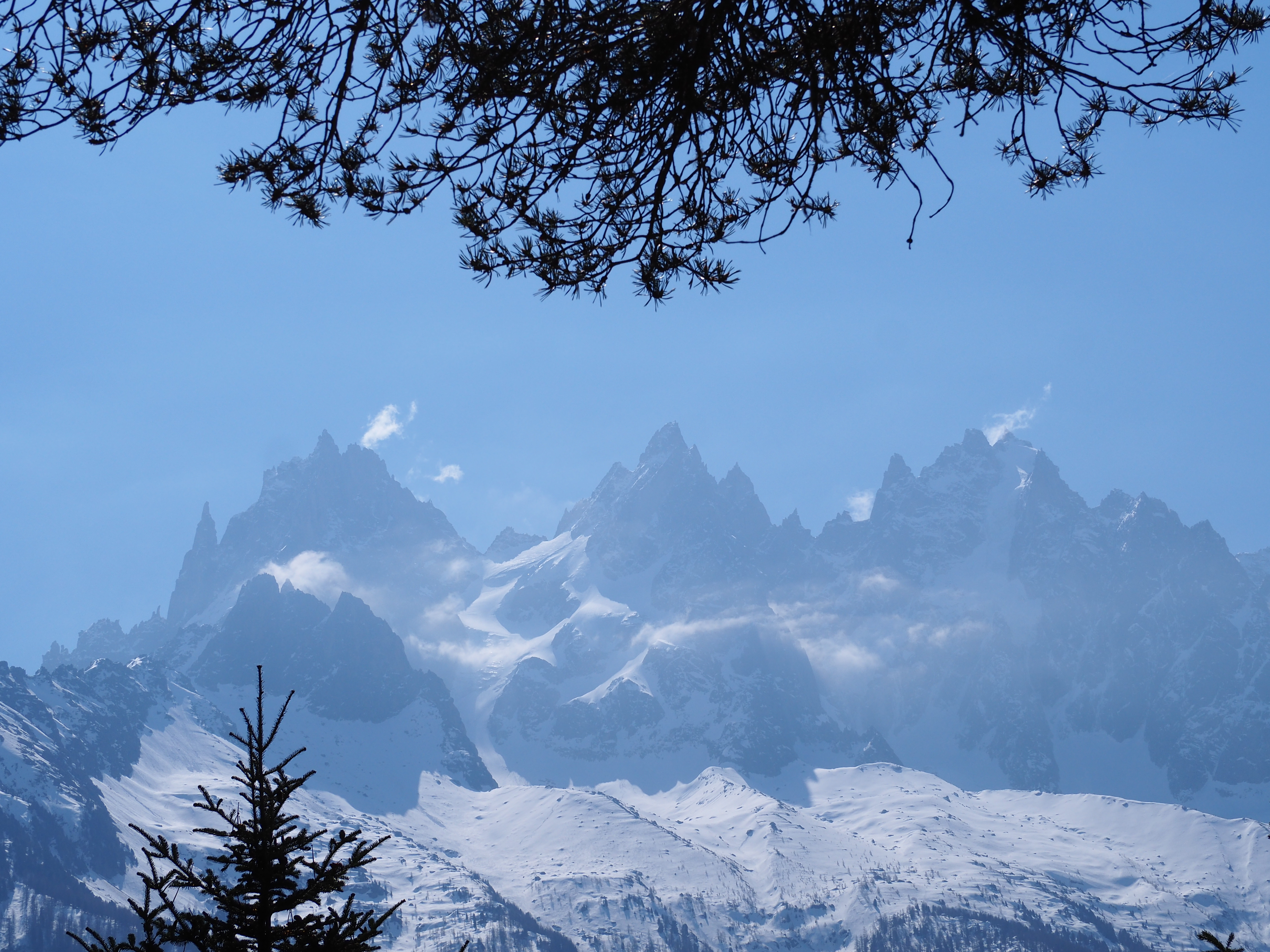 Alpes - Paysage des aiguilles du midi - Mont-Blanc