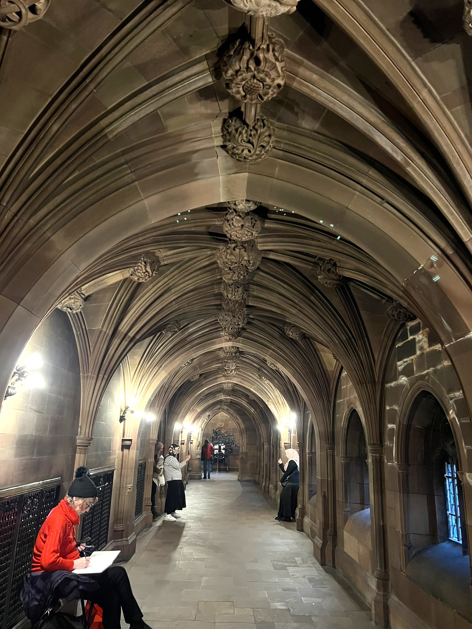 couloirs JOHN RYLANDS LIBRARY manchester
